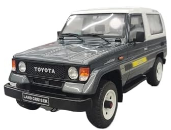 ZHRDWE Copie Fidèle l'Origine Modèle Réduit Voiture Résine Moulée sous Pression Grande Échelle 1:18 pour Toyota Land Cruiser Lj73 Collection Cadeaux pour Amis Maquette Voiture