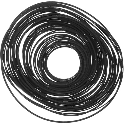 Operitacx 50pièces Courroies de Cassettes Caoutchouc pour Réparation de Lecteurs Audio Kit de Remplacement pour Magnétophones