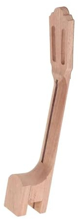 DIY gitarrhals Ofärdiga instrumentdelar av en klassisk gitarrhals