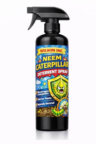 Caterpillar Deterrent Neem Oil Spray – Ready to Use Natural Neem Oil Spray for Plants & Outdoor Areas (1ltr)