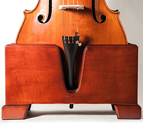 Paititi Coussins en velours pour violoncelle 4/4 en bois massif Bordeaux