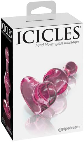 Pipedream - Icicles Plug Anal en Verre N°75 Rose 1 Unité