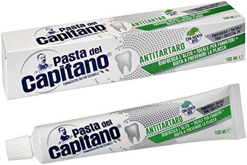 Pasta Del Capitano dents Anti Sarro – Paquet de 12 x 100 ml – Total : 1200 ml