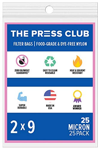 25 Micron | Premium Nylon Tea Filter Bags | 2 x 9 | 25 Pack