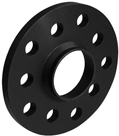 2X 10mm SCC Spurverbreiterung | LK: 100/4 - NLB: 60,1 | schwarz eloxiert !Sale!