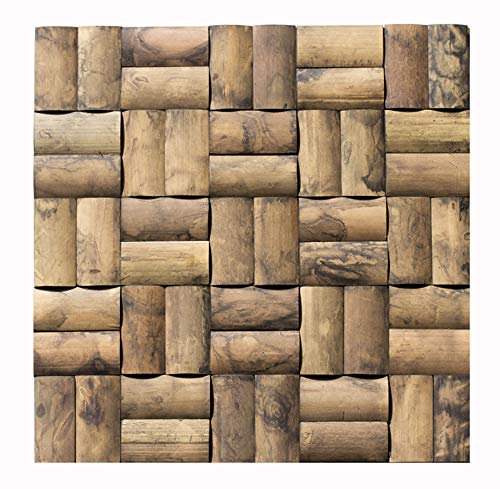 Bambus - Mosaik - Verblender - BM-007 - Wand-Design Paneele Wandverkleidung Holz-Design - Fliesen Lager Verkauf Stein-mosaik Herne NRW …