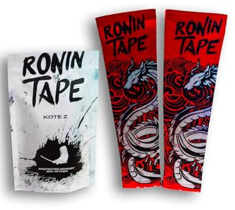 RoninTape Sleeves - 1 Pair - Traspiranti, Elastiche, Crossfit, Arrampicata, Muscle Up, Protezione, Gaming Sleeve