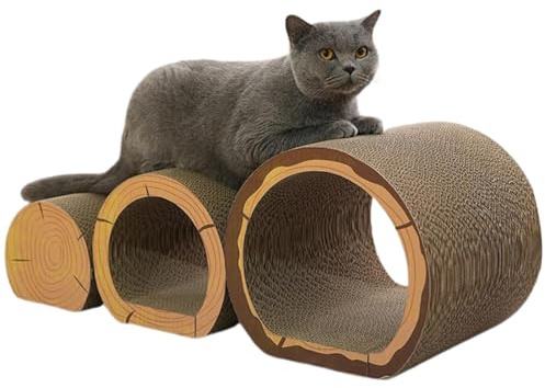 Kratzbäume für Indoor-Katzen | Katzentunnel Kratzbaum Nestbar, Wiederverwendbares Multifunktionales Entspannendes Spielzeug für drinnen für Haustiere, Katzenspielzeug für Katzen, Zuhause, Tierhandlung