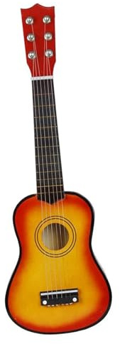 Ukulele 21 Zoll Lindenholz Ukulele 6 Saiten Kleiner Bass Akustikgitarre Musikinstrumente(C)