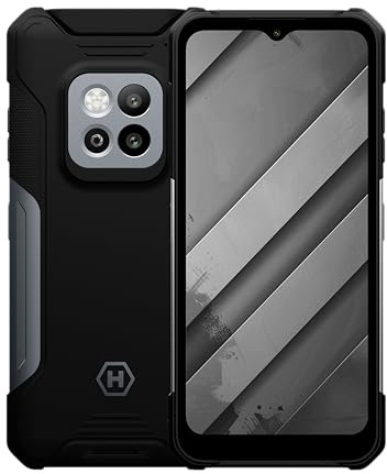 Hammer Construction 2 5G Smartphone ultrarresistente IP69, Regla láser de 50m, 6+8GB RAM, Android 14, cámara 50mpx, batería 6500mAh con función Power Bank, NFC, Pantalla Gorilla Glass 5