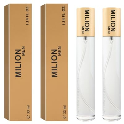 NAINA Herren Parfüm Set Milio On Men 2x 33ml Eau de Parfum Spray | Inspirierte Parfum Männer Set, Parfümfläschchen Flakon, Einzigartige Düfte und Dufterlebnisse, Aromatisches Herrendüfte