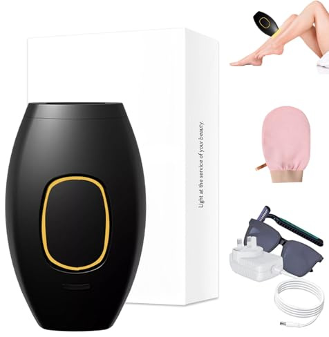 Feleva LumiPro IPL Haarentferner, Die führende Laser-Haar-Entfernung für Zuhause, Dauerhafte Haarentfernung Haarentfernungsgerät Damen & Herren (Schwarz)