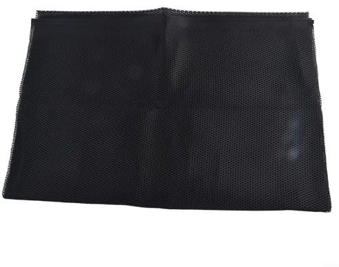 Högtalargrill dammduk med andningsbart fibermaterial för förstärkare, högtalarskåp och vintage gitarrförstärkare (svart)