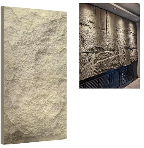 Panneaux muraux en fausse pierre, for extérieur et intérieur, panneaux muraux légers en fausse roche en PU, installation facile à faire soi-même