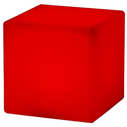 LED-Highlights Tischlampe Deko Lampe Würfelleuchte 10 x 10 cm Aufladbar Batterie Kabellos Led Lampe Farbwechsel Bunt Licht Dimmbar Fernbedienung Stimmungslampe RGB Lampe