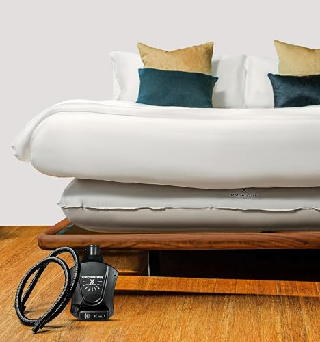 MATTRESS JACK BEDS MADE EASY Mattress Lifter, Queen - Easy Use Mattress Elevator for Sheet Tucking & Bed Making - Mobility & Aid for Elderly, with Inflatable Ring