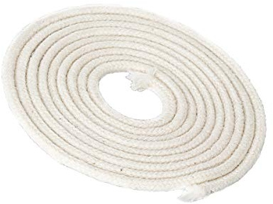 NKlaus 5m veke med glasfiber veke rund Ø 2mm för smältning av ljus spritlampa oljelampa för renad lampolja paraffinolja trädgårdsbrännare paraffinlampa 1256