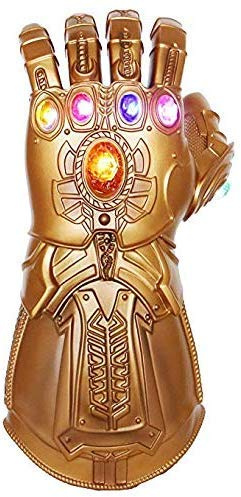 UrMsun Iron Man Infinity Gauntlet für Kinder, Iron Man Glove LED mit Kindersteinen