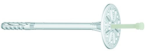 LTX Universal Insulation Fixing Plug 10 x 140 mm Hammered with Nylon Short Expansion Zone Nail - Plastic Strike Dowels - Pack of 200
