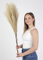Sorola Pampas Grass Large Artificial 4 Stems - 40 inch/100cm Fluffy Soft Faux Dried Tall Fake Plant Bouquet Decorative Flowers Arrangements Boho Home Decor Accessories Wedding Decorations (Beige)