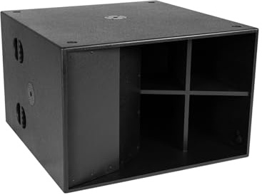 OMNITRONIC Subwoofer FH-18 con bocina | Subwoofer de bocina de 18 pulgadas con 800 W RMS, 8 ohmios