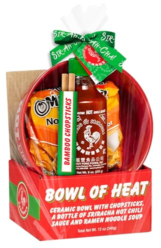 Huy Fong Rooster Brand Sriracha Ramen Coffret cadeau avec bol et baguettes
