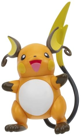 Pokémon Battle Figure Pack - 5cm Figure Raichu Yellow/orange - Official Pokemon playset for Children 4+ Years