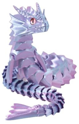ARVALOLET Gelenkdrache Fidget-Spielzeug 3D-Gedruckter Drache for Desktop-Dekoration
