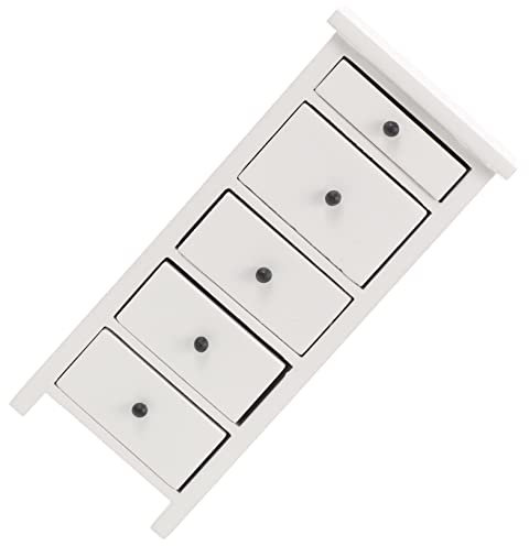 BESPORTBLE Miniaturmöbel Für Puppenhäuser Kleiner Holzschrank Minischrank Für Puppenhäuser Aufbewahrungsschrankmodell Miniaturmöbelschrank Exquisites Design Für Mini-Haus-Dekoration