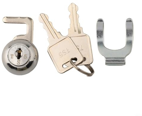 Serrure à came pour tiroir-caisse, tiroir POS, casier, armoire en métal, boîte de vol pour – Serrure à codage sécurisé en alliage de zinc avec 2 clés, rapide (B)
