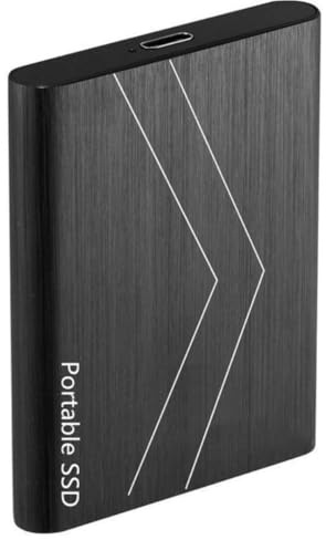 Lolsyt Hard Disk Esterno 2T - 2,5 Ultrasottile Portatile USB Storage per Desktop, Laptop, MacBook, Chromebook Wii u,TV（Nero）