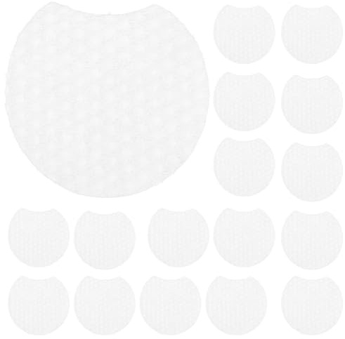 900 Kosmetikpads aus Vliesstoff, Runde Gesichtspads zur Make Up Entfernung | Weiß, Leicht und Tragbar, für Nass und Trockenverwendung, Praktische Gesichtsreinigung für Frauen und Mädchen