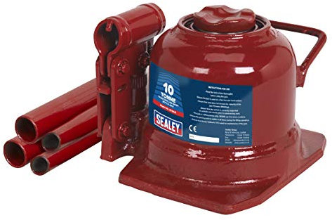 Sealey Bj10Le Bottle Jack 10Tonne Low Entry Telescopic