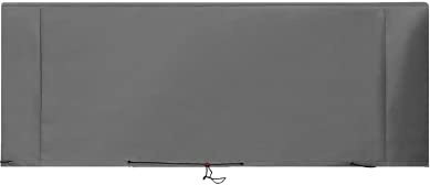 onekover Housse De Protection pour Table Rectangulaire, Gris Anthracite, L 200 x l 110 x h 70 cm