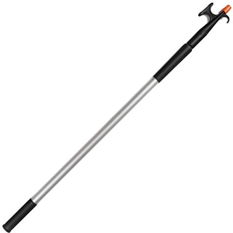 HonuNautic Profi Teleskop Bootshaken | 120 bis 200 cm teleskopierbar | schwimmfähig | Aluminium | mit spezieller Softspitze | ausziehbar | arretierbar
