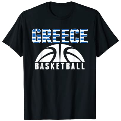 Grecia Basket Fans Jersey - Orgogliosi tifosi di sport greci Maglietta