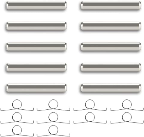 10 Sets L2 R2 Trigger Button Springs Replacement with Cylinder Compatible with DualSense PS5 Controller Spring Replacement Repair Kits