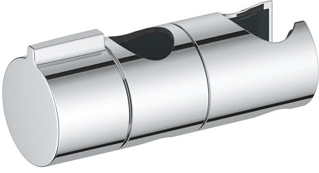 GROHE Vitalio, Duschkopfhalterung für Duschstange (Einstellung des Brausekopfes auf korrekte Höhe & Winkel, 22mm Durchmesser, für alle Standard Brausestangen geeignet, langlebig), chrom, 27723001