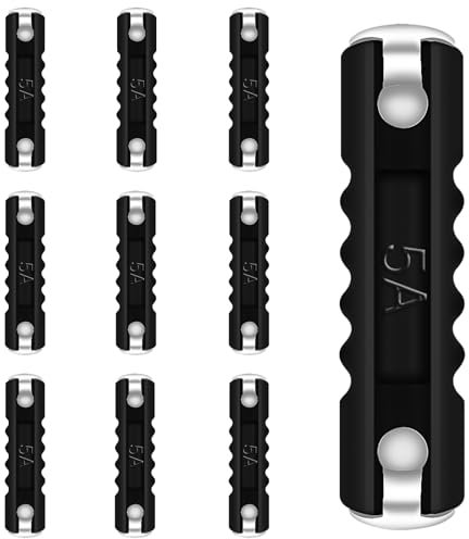 10 fusibles de torpedo de 5 A, Bolatus para coche