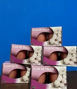velas perfumadas para ambientes - tarro de cristal de larga duración- Formato conveniencia 40 velas flores de talco (flores de talco)