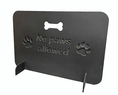 Wooden Pet Stopper, Dog Barrier Gate for Stairs, Dog Stopper for Stairs, very easy setup (Black, 51cm x 70cm)
