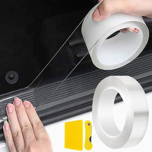 Cutiolly Lackschutzfolie für Auto,Lackschutzfolie Transparent,Steinschlagschutzfolie,Lackschutz Folie,Schutzfolie Fahrradrahmen,Selbstklebende Schutz Folie für Auto,Rahmenschutzfolie Fahrrad (3cm)