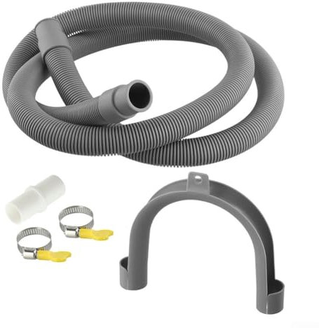 HEBEOT 5M/6M Drain Pipe Washing Machine Dishwasher Drain Waste Hose Extension Pipe Kit for Dishwasher Or Washing Machine(5m)