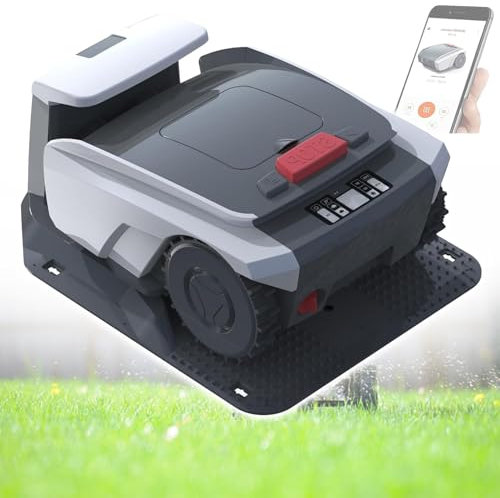 Eastnmythet Robot Tondeuse Automatique avec Fil périphérique, pour Jardins jusqu'à 1500 m², Robot Tondeuse Auto-Rechargeable avec Navigation GPS