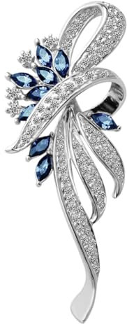 SHSMPXOY Broche de Ballerine Fantaisie en Strass Vêtement Femme Style Vintage pour Les Dames et Les Filles