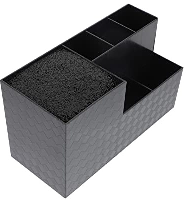 TOVINANNA Caja De Herramientas De Belleza Soporte para Tijeras De Peluquería Organizador De Peluquería para Peines y Herramientas para Salón De Belleza