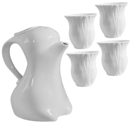 MOLUCKFU 1satz Keramik Mit Niedlichem Hasen Design Teilig Für Teeliebhaber Dekorative Teeware Für Zuhause Und Büro