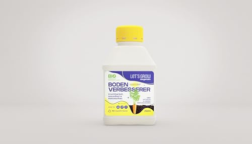 Let’s Grow Bio® Ecostern® – Bio-Bodenverbesserer auf Basis lebender Mikroorganismen – Steigert biologische Bodenaktivität und Bodengesundheit–Ideal für Gewächshaus,Hochbeet,Garten, Zierpflanzen–250 ml