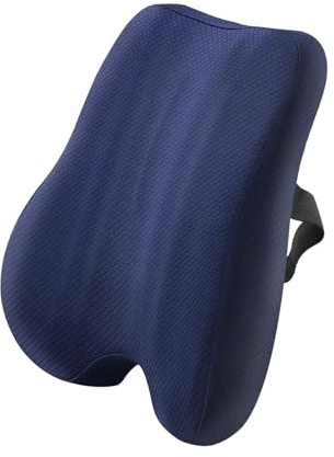 SEESUNO Lumbar Support Cushion, Memory Foam Back Support for Office Chair Car Seat