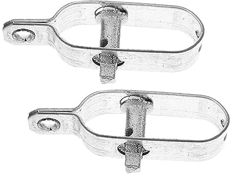 TOYZFRIENDY 2Pcs Heavy Duty Garden Wire Rope Tensioners Steel Wire Tighteners for Greenhouse Fencing Line Crimping Tool for Chain Link Fences and Outdoor Use